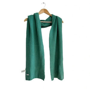 Lacoste Long Wool Blend Knit Scarf Cozy Winter Accessory